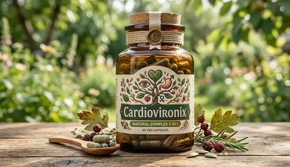 Cardiovironix supplement packaging